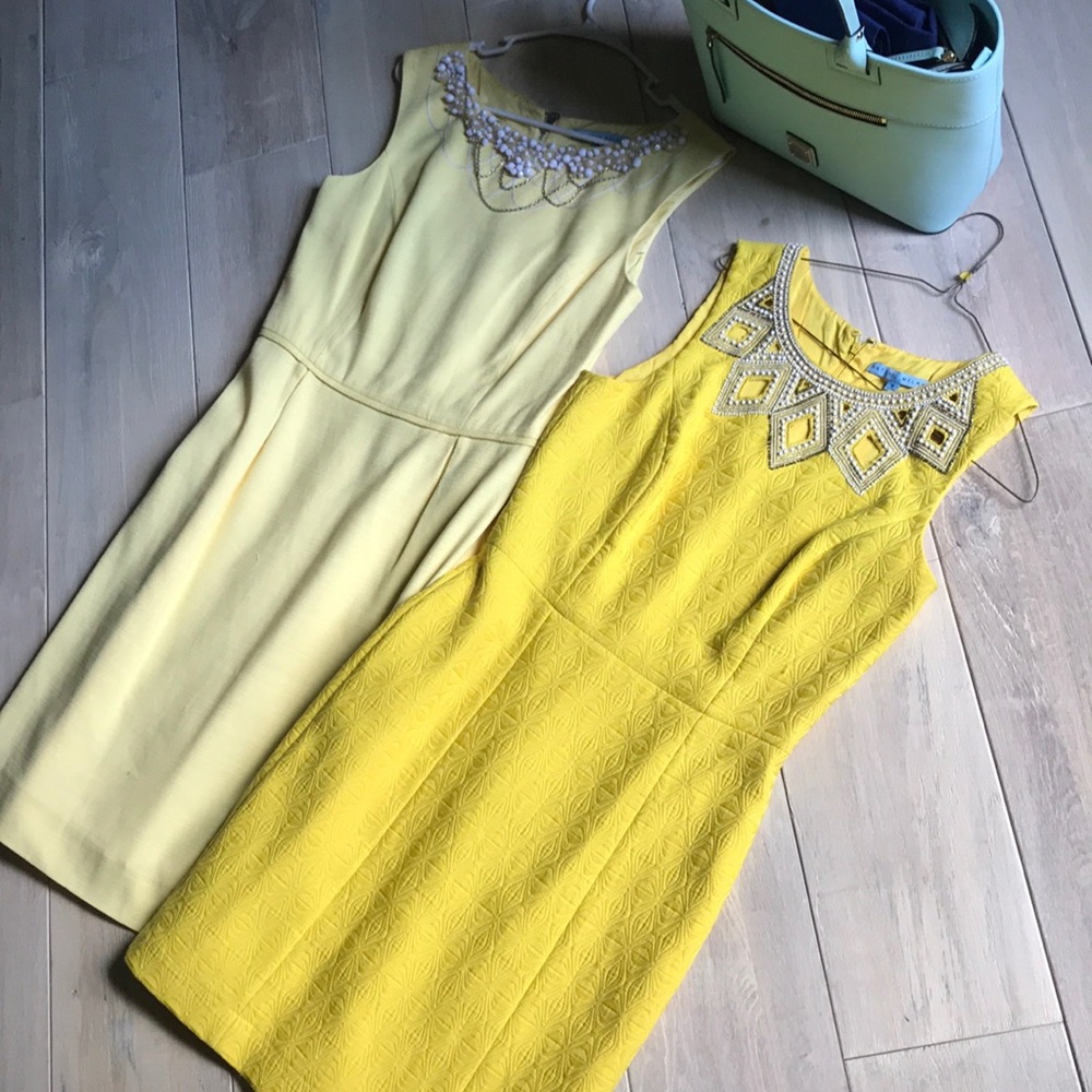 BUNDLE 2 Antonio Melanie happy yellow dresses business casual